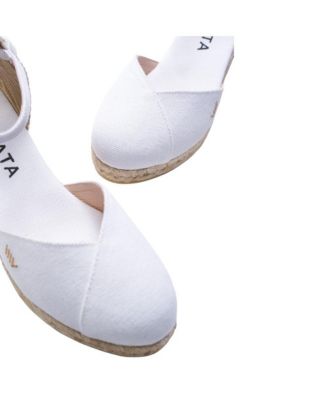 Pubol Limited Edition Canvas Espadrille Wedges