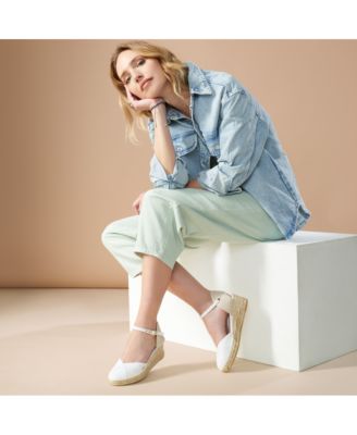 Pubol Limited Edition Canvas Espadrille Wedges