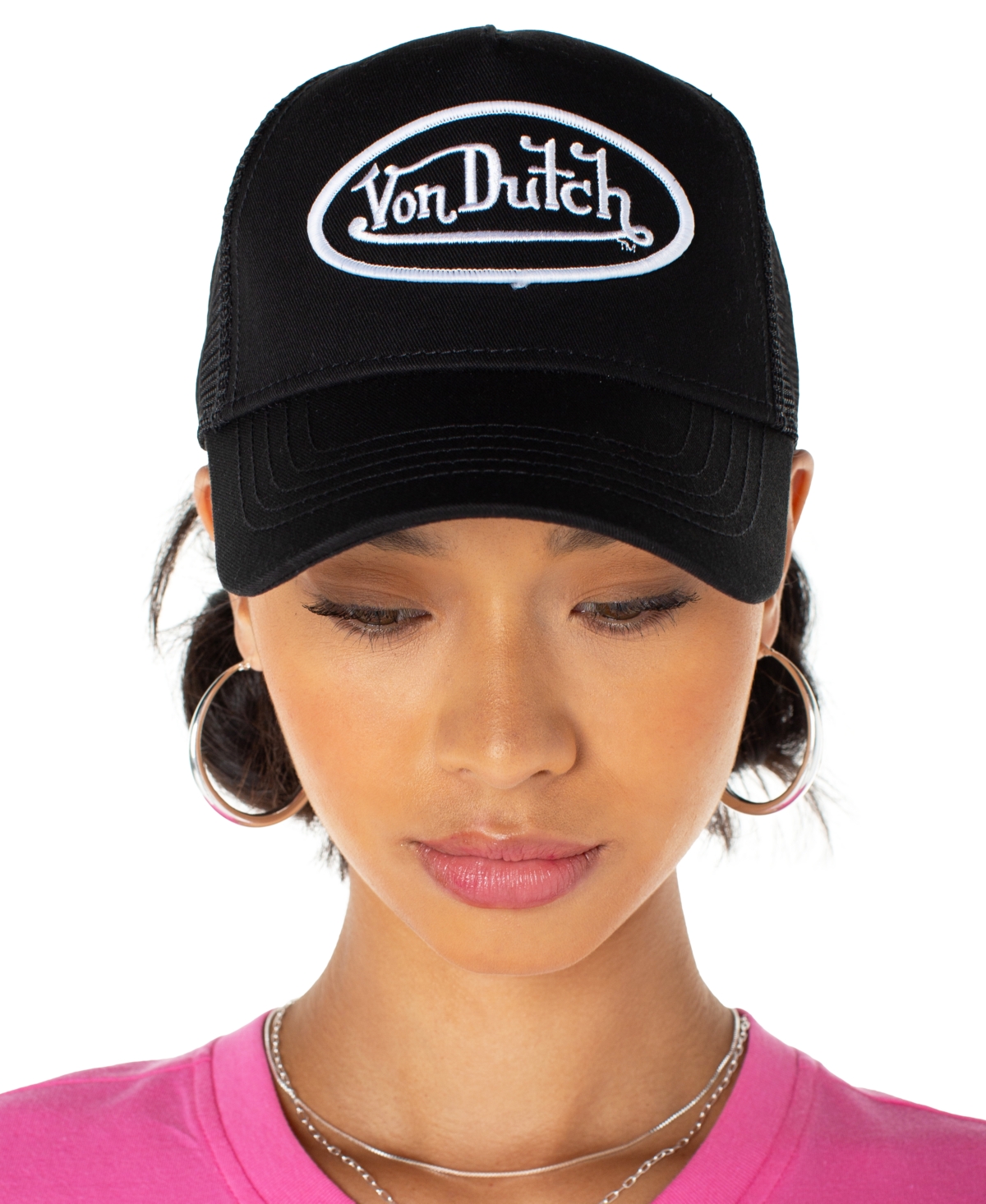Women's Staple Trucker Hat - Charcoal
