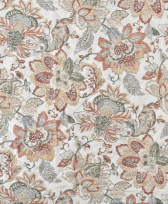 Janessa Jacobean 3-Pc. Quilt Set, King/California King