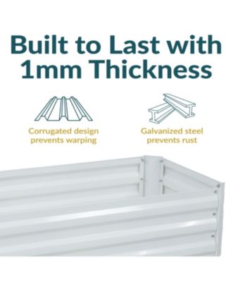 Galvanized Rectangle Raised Garden Bed