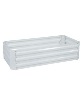 Galvanized Rectangle Raised Garden Bed