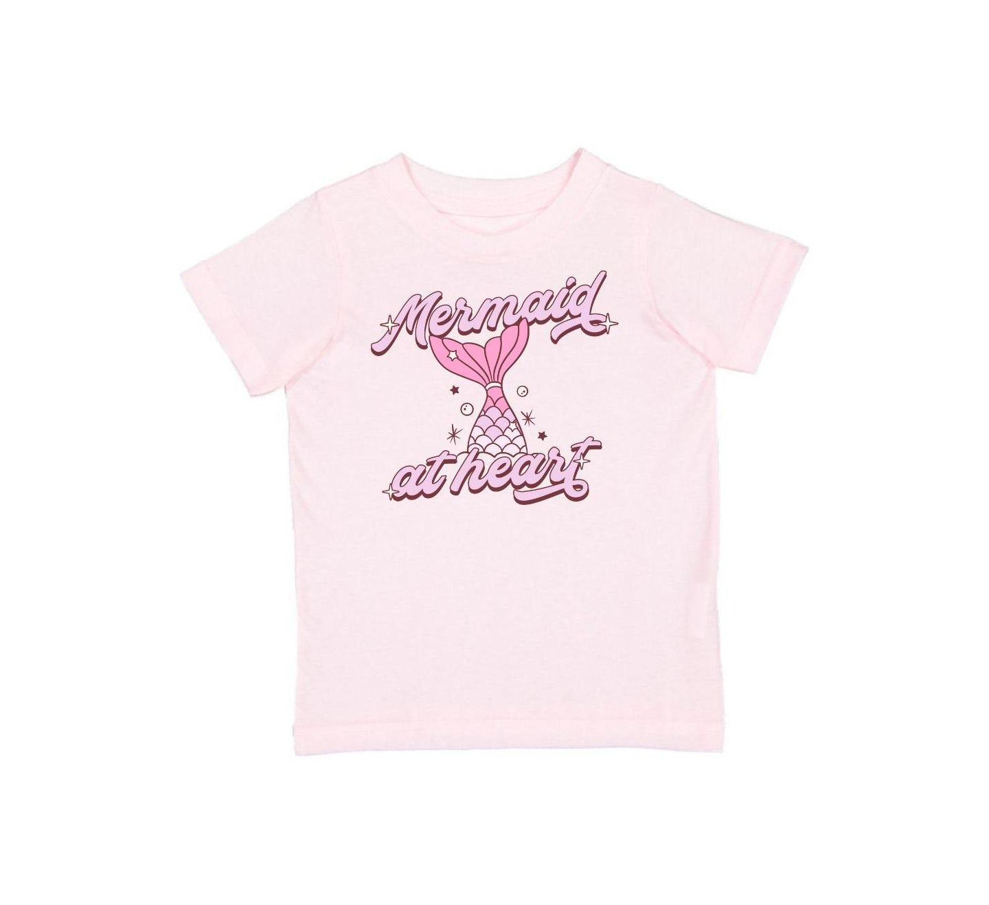 Футболка Sweet Wink Mermaid At Heart Short Sleeve для девочек, цвет: Розовый — фото 1