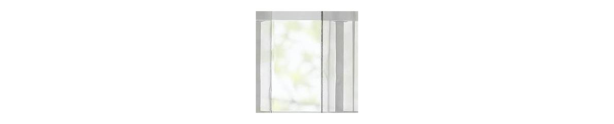 Kate Aurora Hotel Lux 2 Piece Charcoal Gray Rod Pocket Sheer Curtain Panels