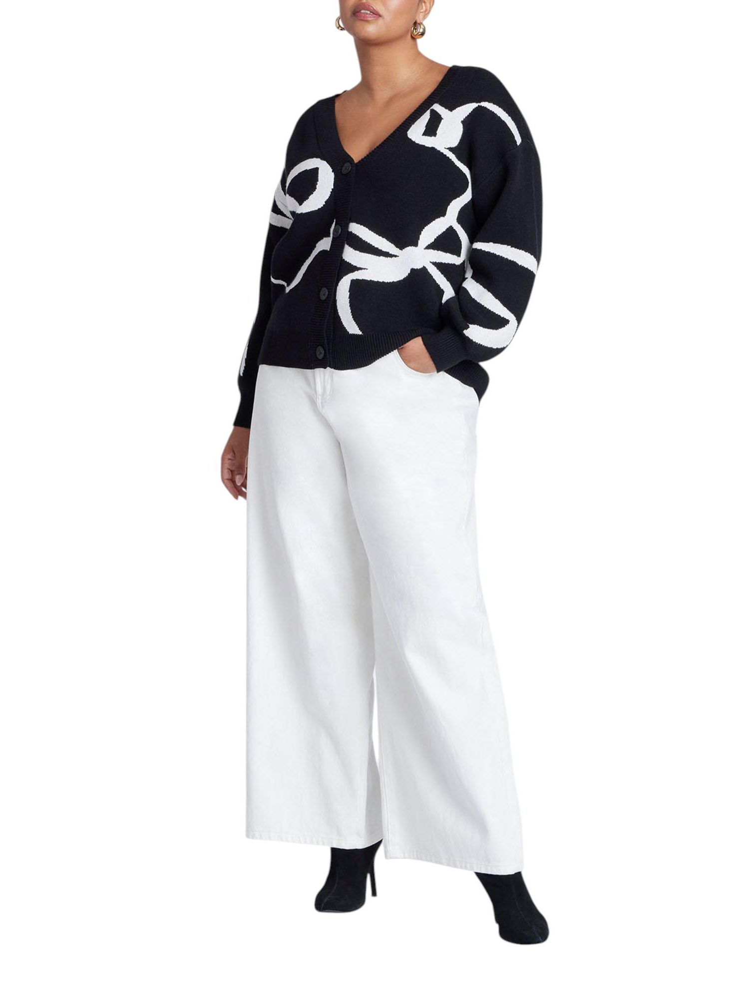 Women's Intarsia Cardigan