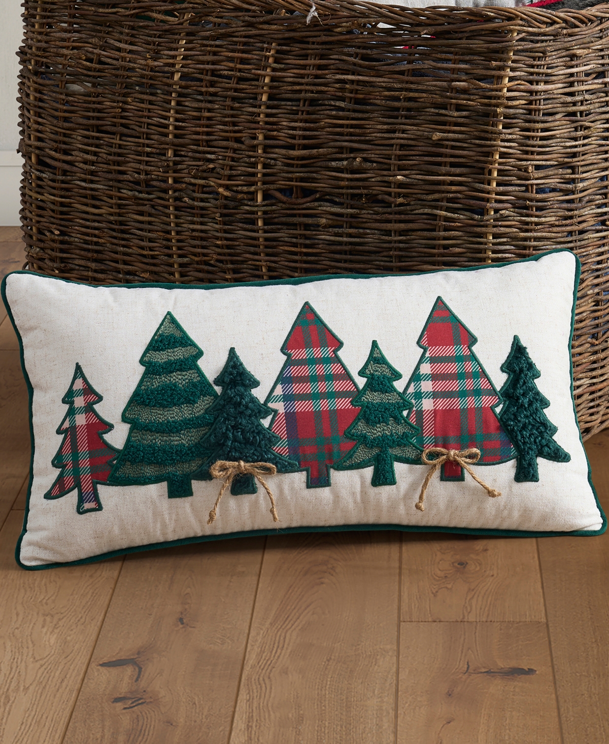J Queen New York Heathered Pillow Boudoir Decorative Pillow, 12" X 24" In Multi