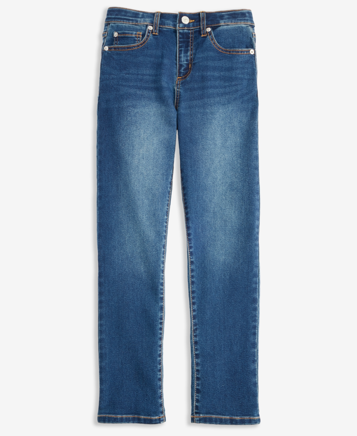 Epic Threads Big Boys Astor Knit Denim Jeans, Exclusively At Macy's In Brown