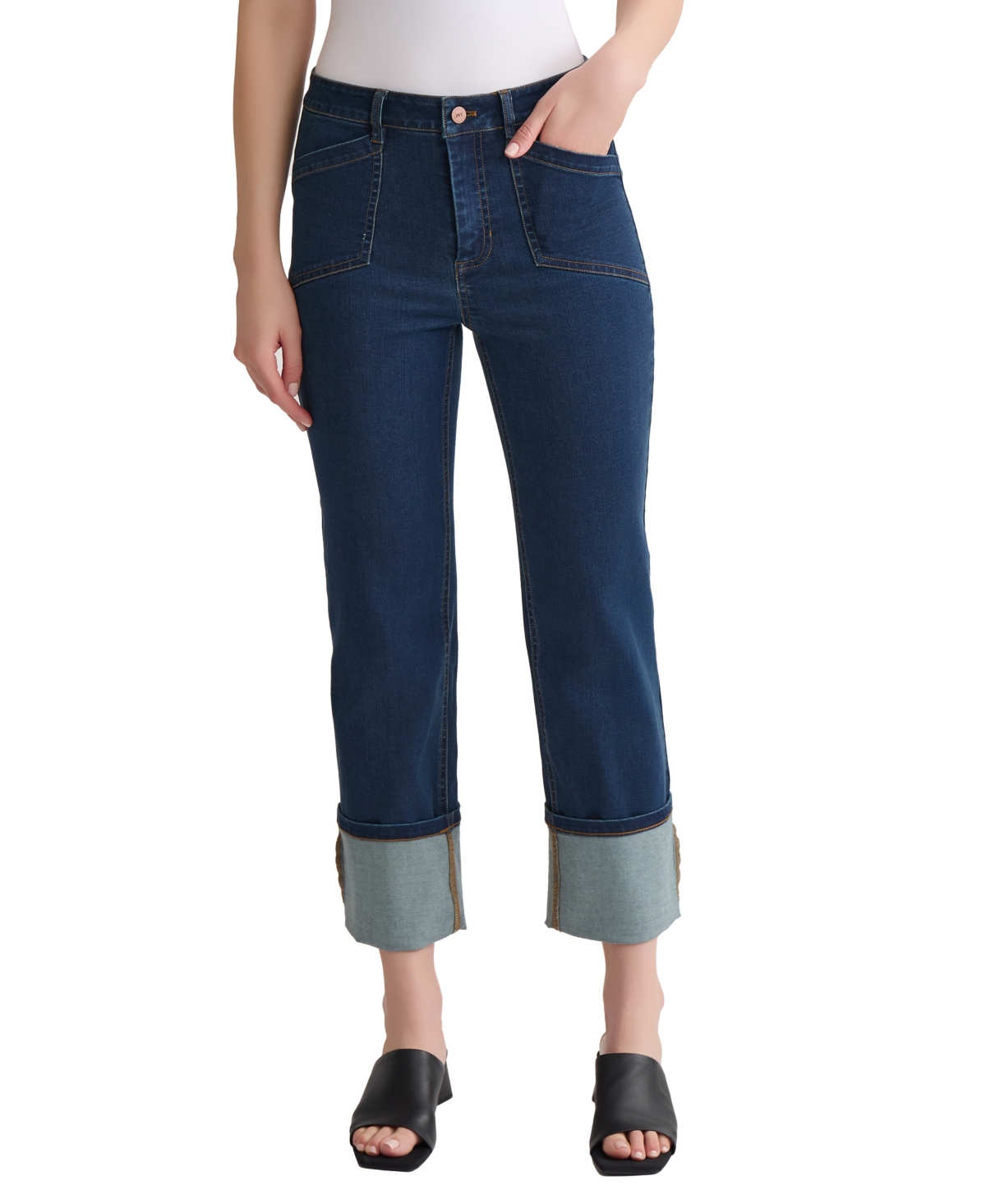 Women's Straight Cuff Denim Jeans - Westpoint Wash
