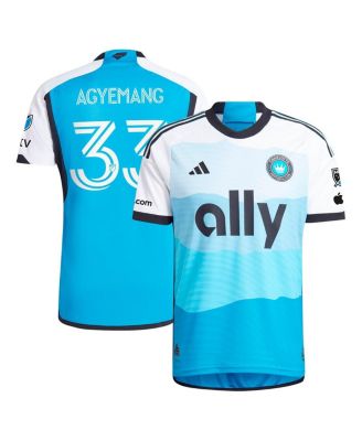 adidas - Men's Patrick Agyemang Blue Charlotte FC 2024 The Carolina Kit: Explore Authentic Player Jersey