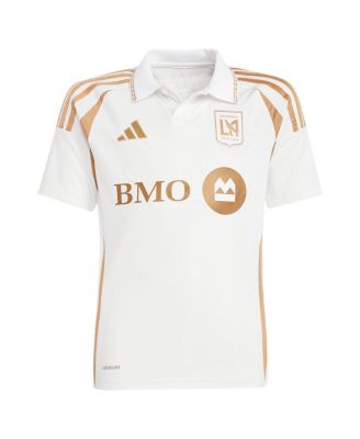 Big Boys and Girls Ryan Hollingshead White LAFC 2025 Secondary Replica Player Jersey
