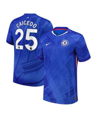 Nike - Men's Mois&eacute;s Caicedo Blue Chelsea 2025/26 Home Replica Player Jersey