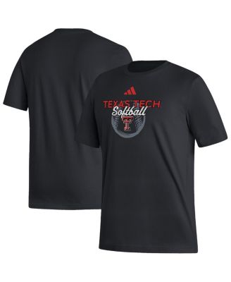 adidas - Men's Black Texas Tech Red Raiders Softball Fresh T-Shirt