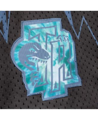 Men's Black Toronto Raptors 1998-99 Hardwood Classics Tie-Dye Swingman Shorts