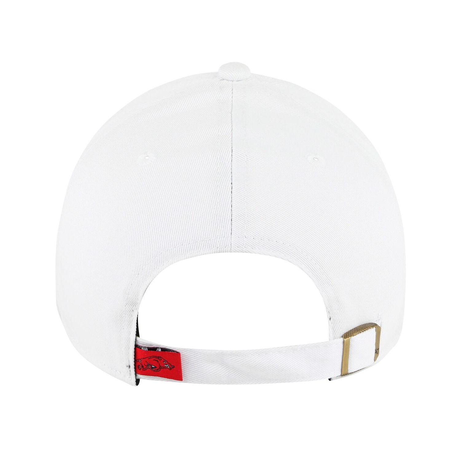 Women's White Arkansas Razorbacks Pensacola Clean Up Adjustable Hat