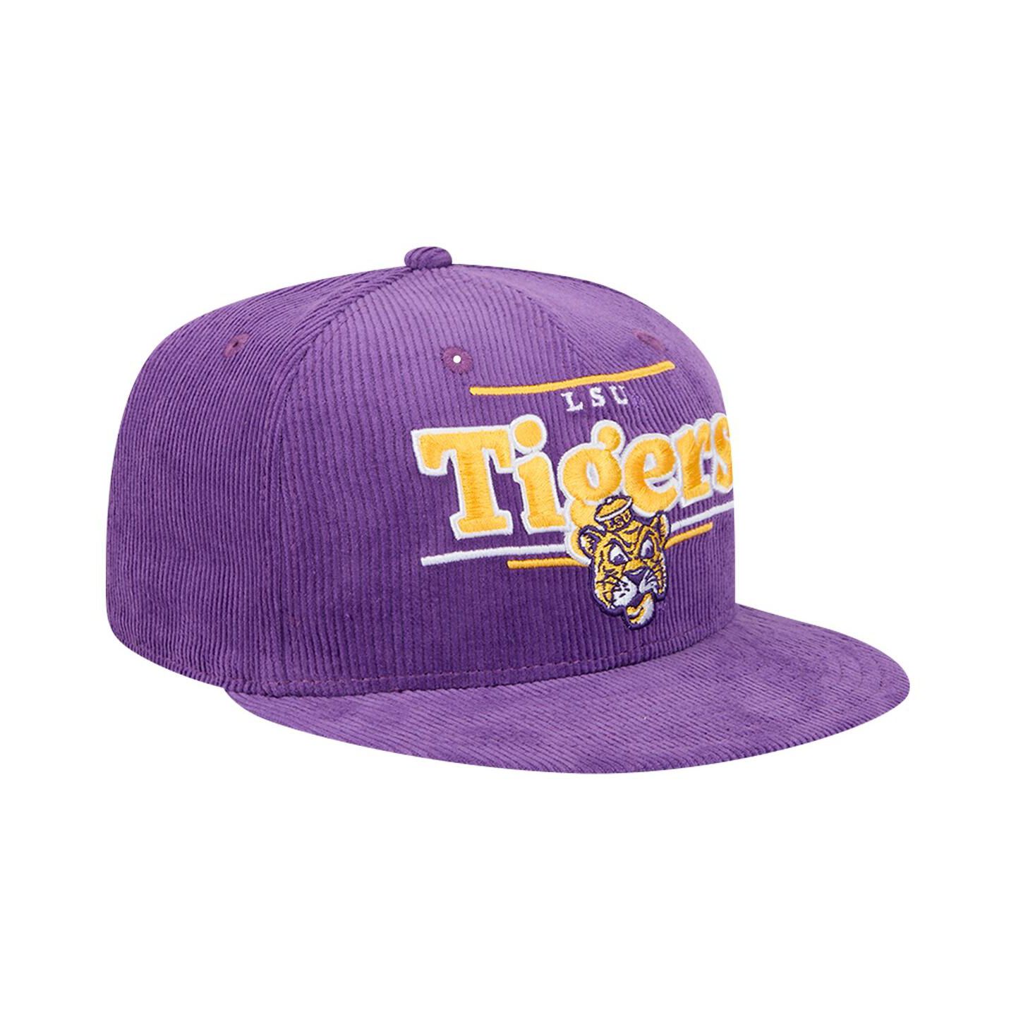 Мужская кепка New Era Purple LSU Tigers Display 9FIFTY Snapback Hat — фото 3