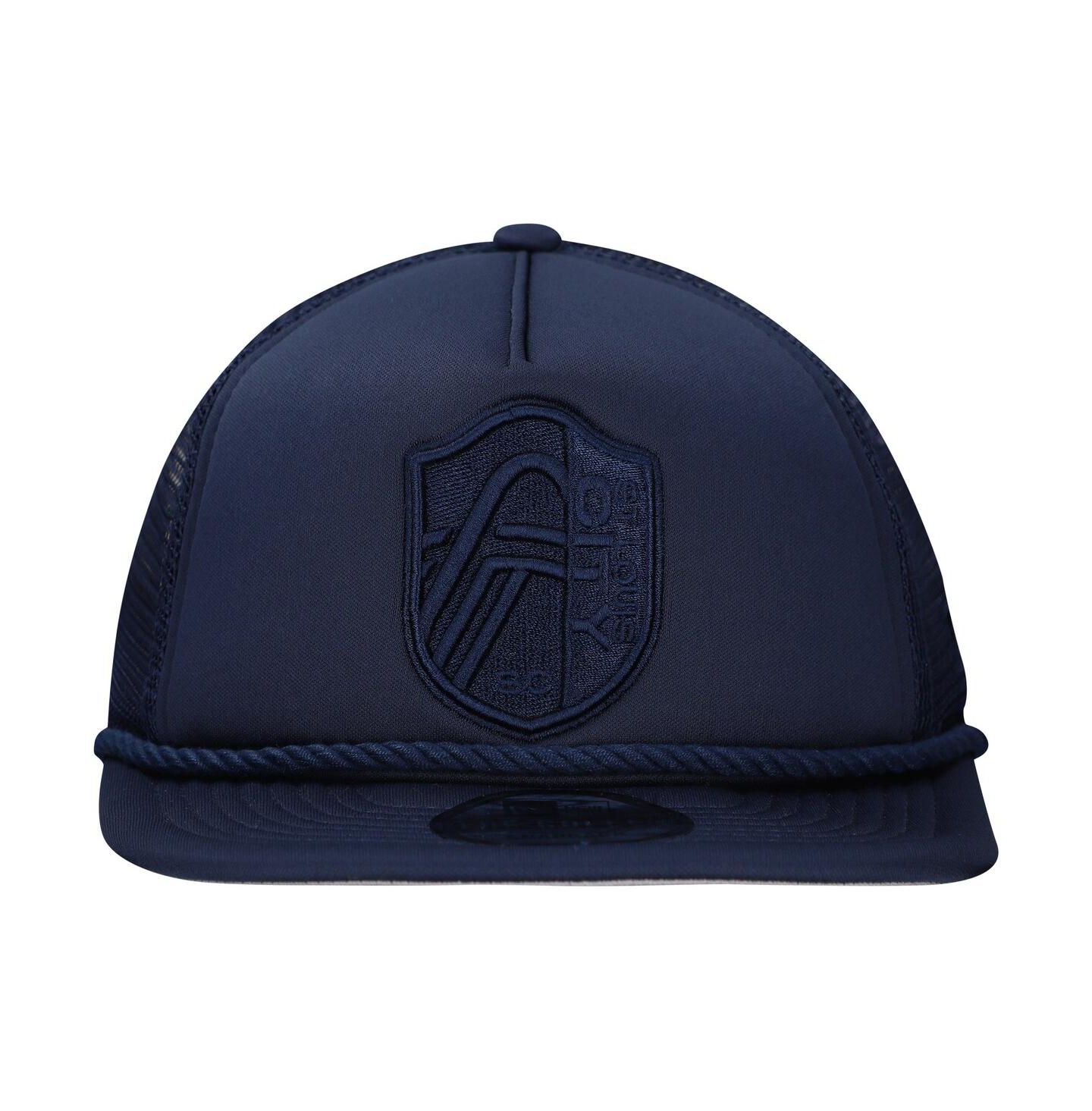 Мужская кепка New Era Navy St. Louis City SC Tone Golfer Snapback Hat — фото 2