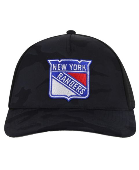 Мужская кепка American Needle Black New York Rangers Valin Camo Super Tech Vented Adjustable Hat
