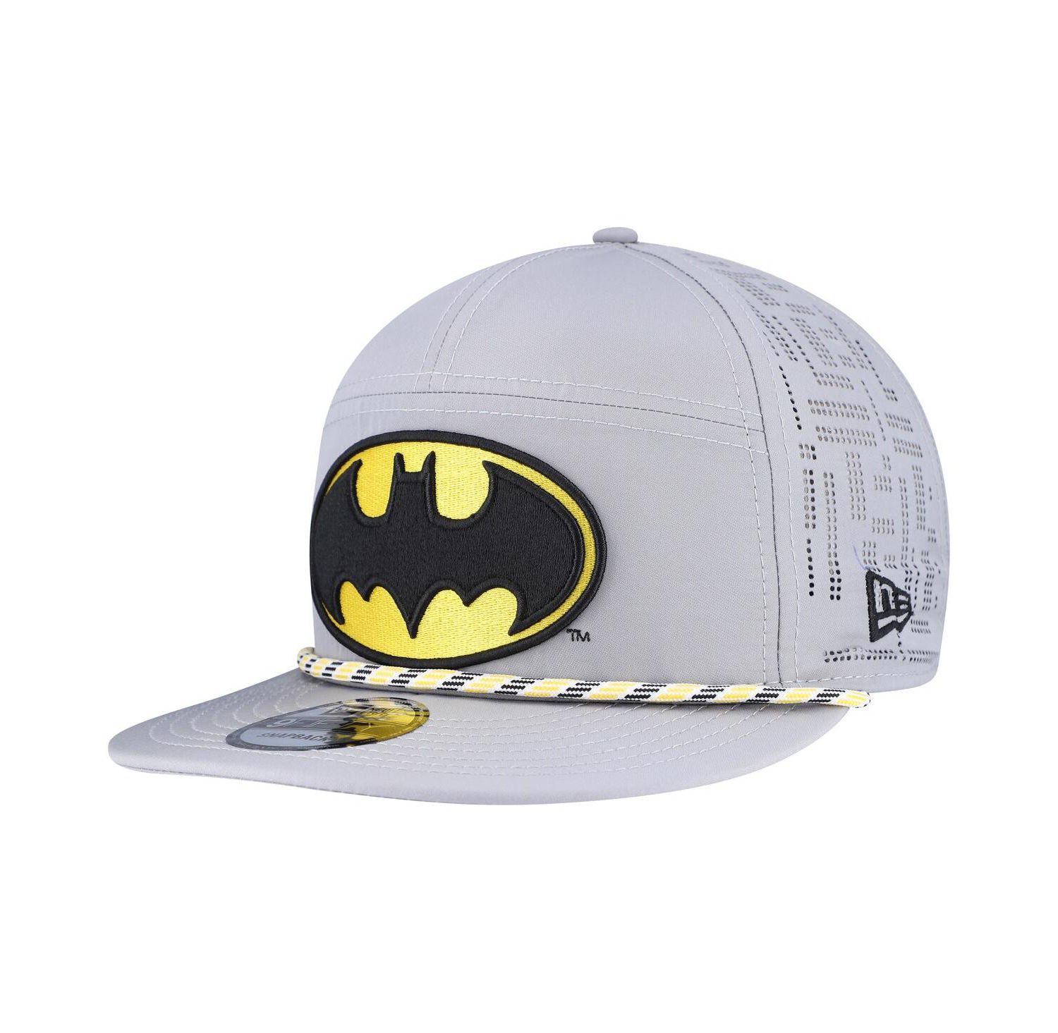 Men's Gray Batman Rope Trucker 9FIFTY Adjustable Hat