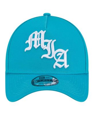 Men's Aqua Miami Dolphins Mystic 9FORTY A-Frame Adjustable Hat