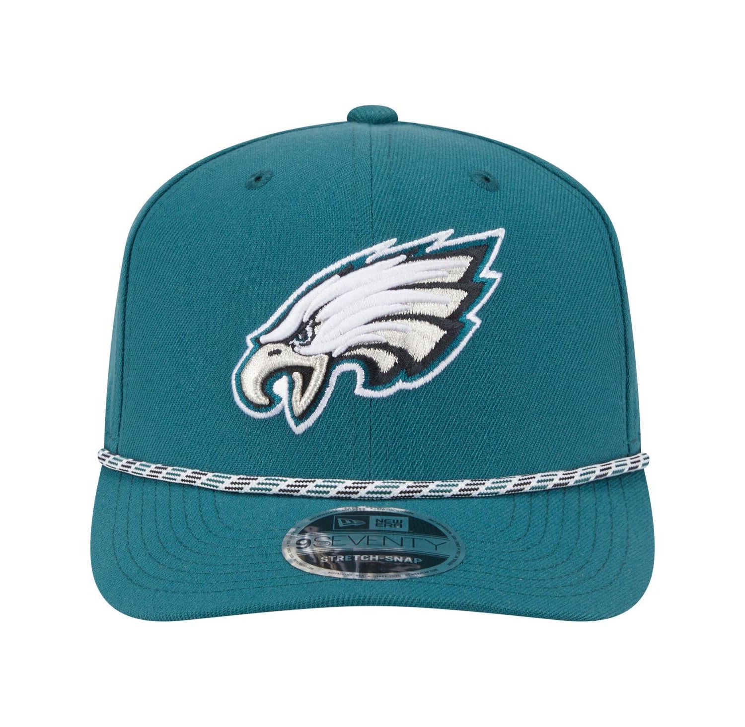 Men's Midnight Green Philadelphia Eagles Gameday Multi Rope 9SEVENTY Stretch-Snap Hat