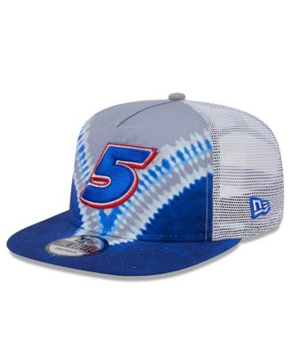 New Era - Men's Blue Kyle Larson Golfer Tie-Dye Snapback Hat