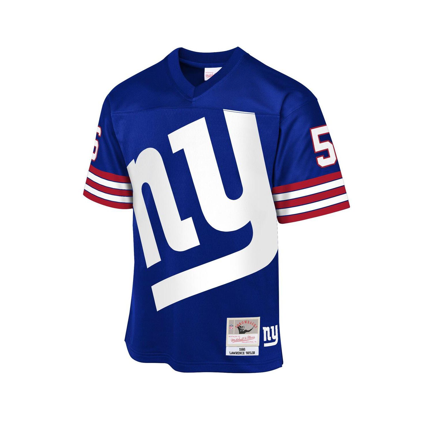 Big Boys and Girls Lawrence Taylor Royal New York Giants 1986 Throwback Fashion Jersey