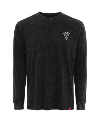 Men's and Women's Black Golden State Valkyries Rock Roll Collection Bono Mineral Wash Premium Long Sleeve T-Shirt