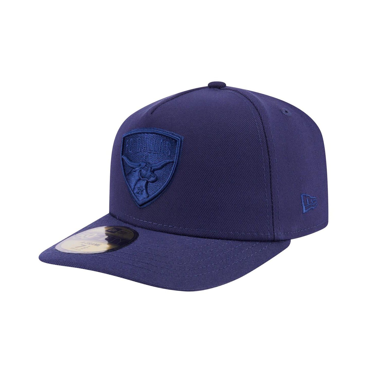 Мужские головные уборы New Era Navy FC Dallas Color Pack A-Frame 59FIFTY Fitted Hat — фото 1