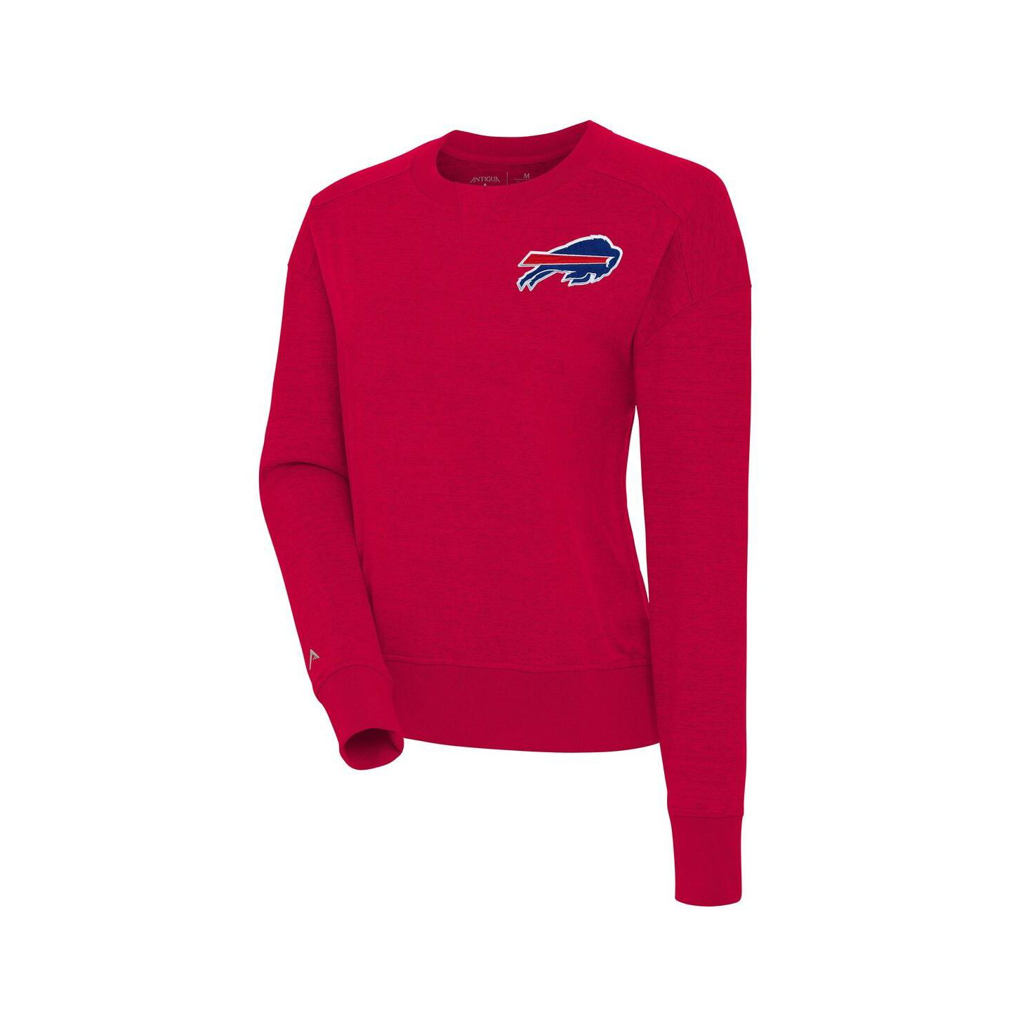 Женская толстовка Antigua Red Buffalo Bills Forward Fleece Pullover — фото 1