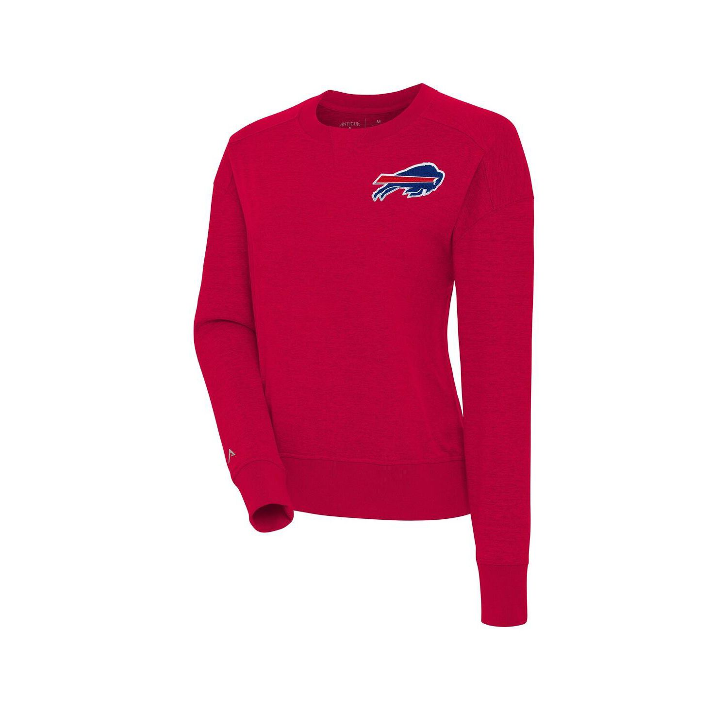 Women's Red Buffalo Bills Forward Fleece Pullover Sweatshirt