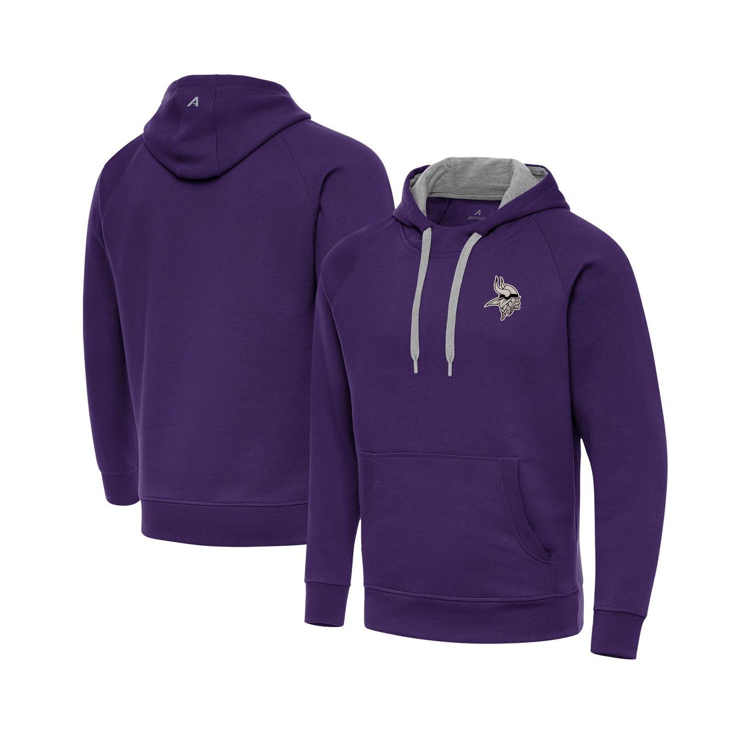 Men's Purple Minnesota Vikings Brushed Carbon Victory Pullover Hoodie