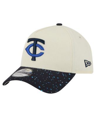New Era - Men's Cream Minnesota Twins Speckle A-Frame 9FORTY Adjustable Hat