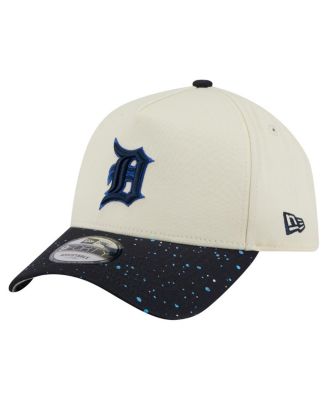New Era - Men's Cream Detroit Tigers Speckle A-Frame 9FORTY Adjustable Hat
