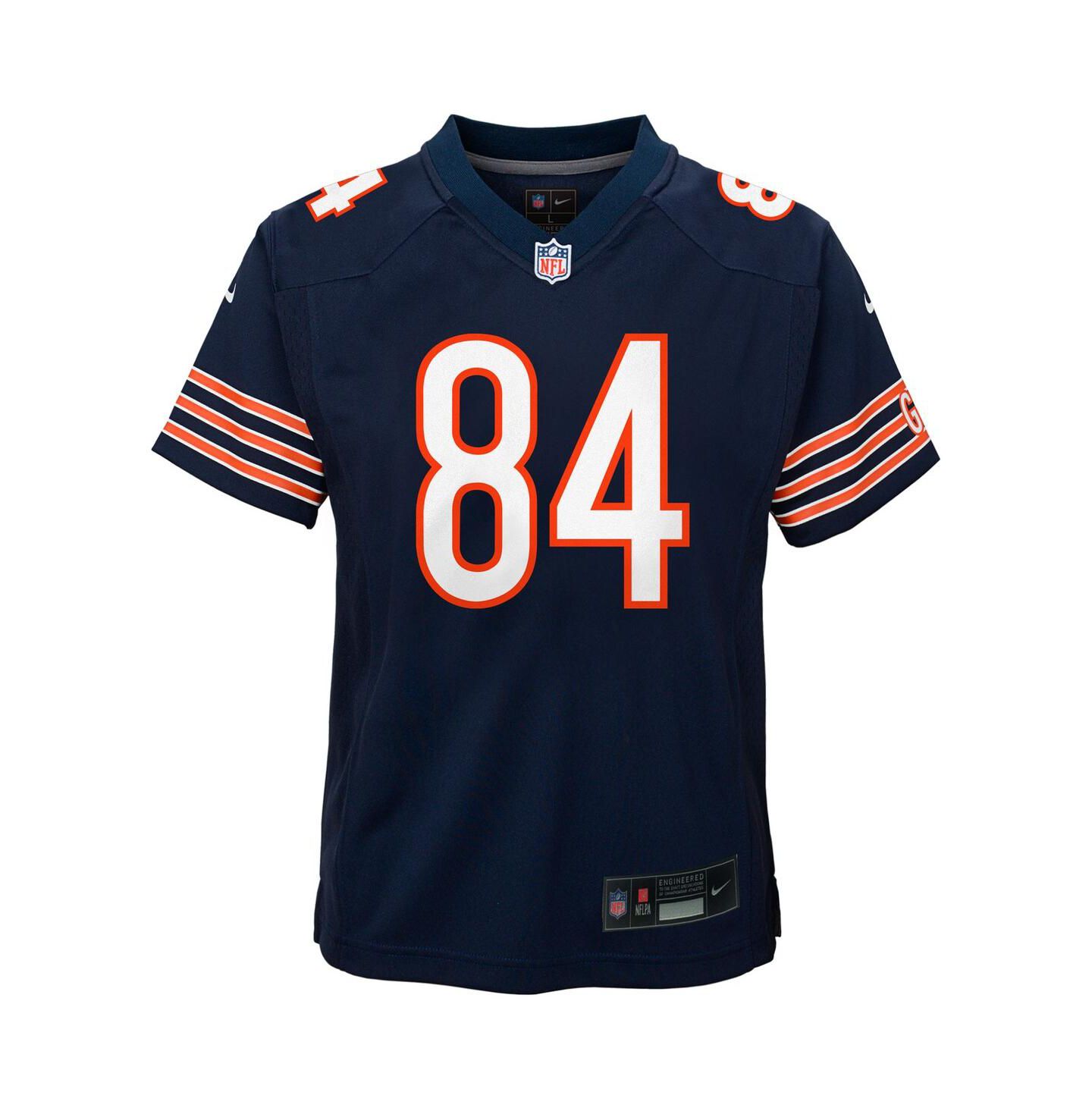 Детское джерси Nike Big Boys and Girls Colston Loveland Navy Chicago Bears Team Game Jersey — фото 2