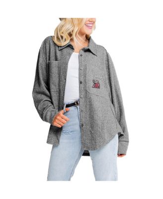 Gameday Couture - Women's Gray Alabama Crimson Tide Switch It Up Button-Up Shacket