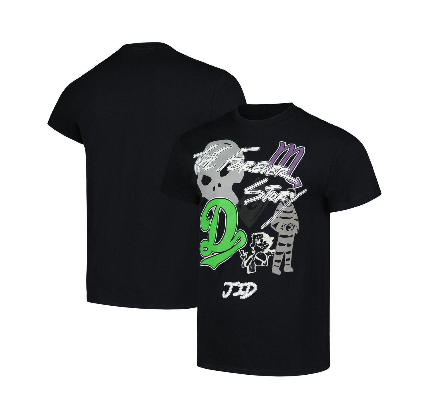 Men's and Women's Black JID The Forever Story T-Shirt
