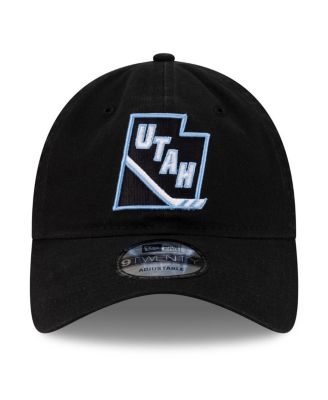 Men's Black Utah Mammoth 9TWENTY Adjustable Hat
