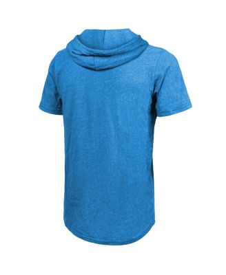 Men's Blue Oklahoma City Thunder Tri-Blend Hoodie T-Shirt