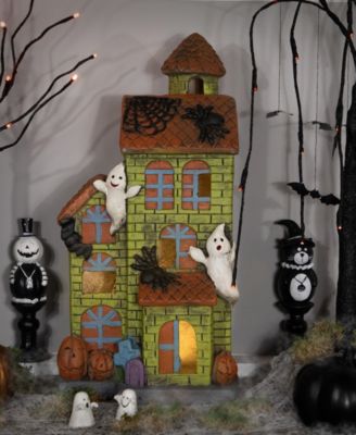 20" LED Lighted Ghostly Haunted House Halloween Decoration