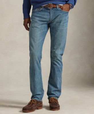 Men's Varick Slim Straight Indigo-Dyed Jeans