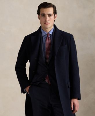 Men's Tailored Melton Topcoat