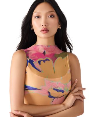 Women's Sidra Floral Mesh Midi Dress