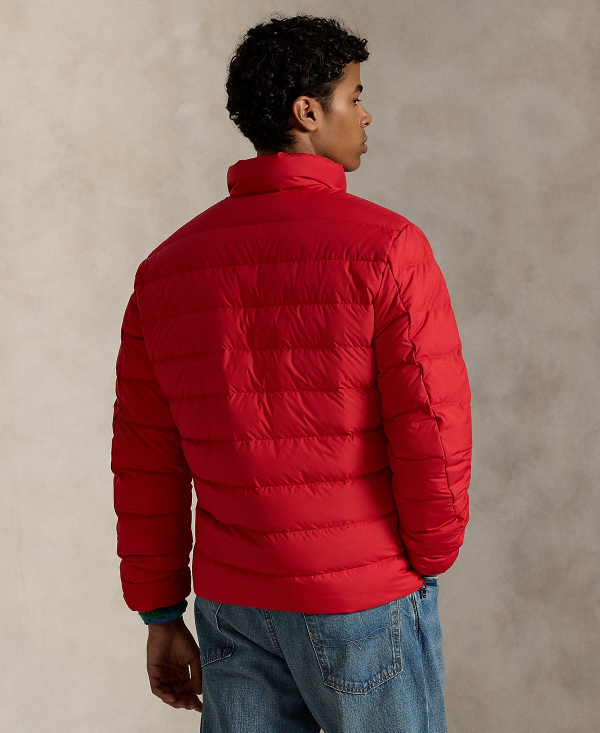 Polo Ralph Lauren Men's The Colden Packable Matte Jacket In Red