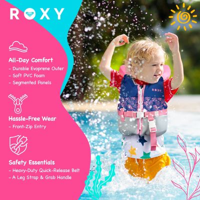 Daily CGA Life vest, PFD for kids with Quick Release Belts and Adjustable Leg Strap