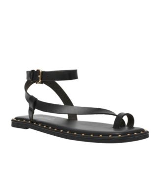 Wild Pair - Women's Genessis Buckle Flat Sandals