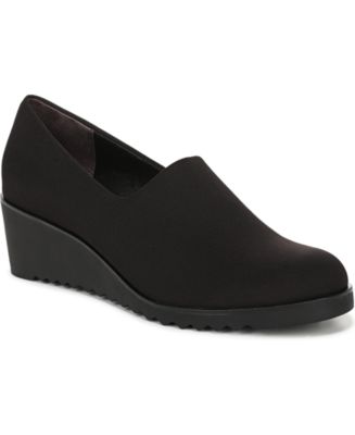 Round Toe Wedge Loafers