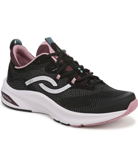 Женские кроссовки Ryka Never Quit 2 Lace Up Training, цвет: Чёрный сетчатый