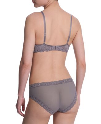 Women's Feathers Lace Contour Underwire Plunge Bra 730023