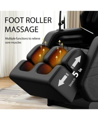 Massage Chair Full Body Air Pressure, Massage Chair Recliner, Lower Back and Calf Heating, Customizable Features and Zero Gravity Modes
