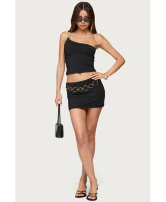 Women's Ashlyn Ring Chain Mini Skirt